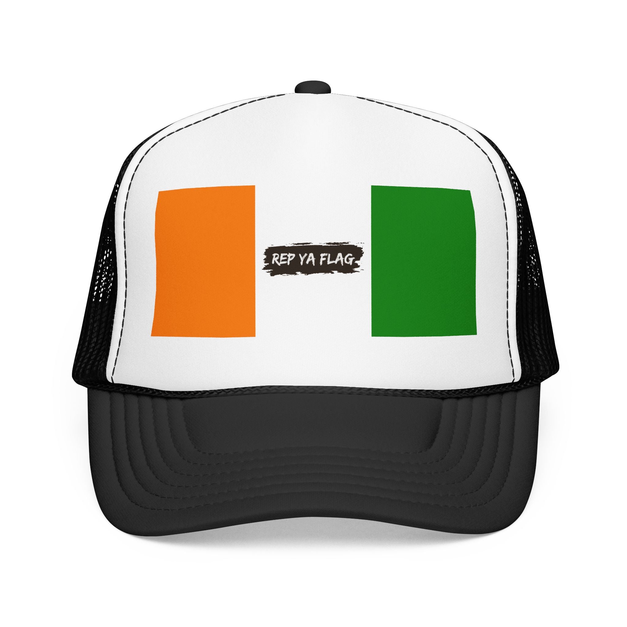 Côte d'Ivoire (Ivory Coast) Flag Foam Trucker Hat | Ivorian Pride Snapback Cap | Rep Ya Flag