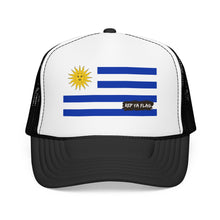 Uruguay Flag Foam Trucker Hat | Rep Ya Flag design