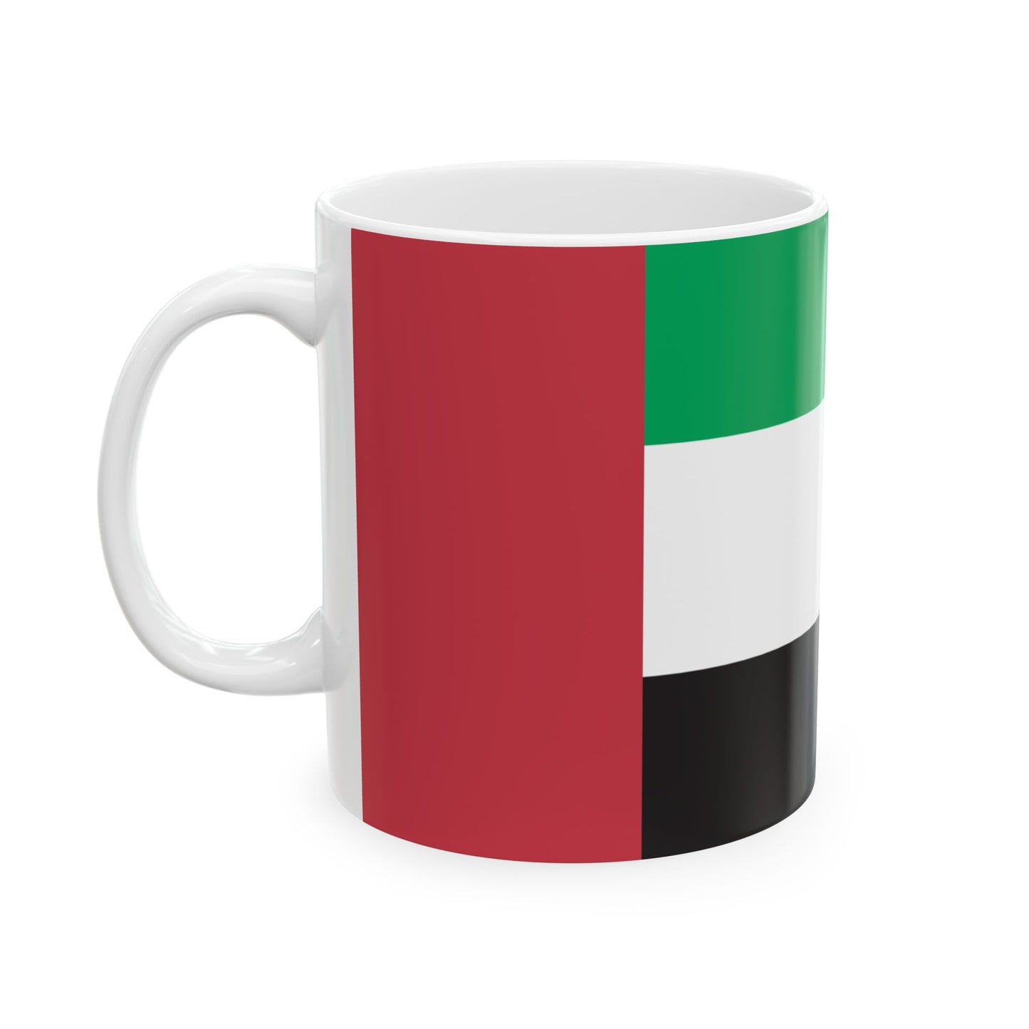 United Arab Emirates Flag Coffee Tea Mug 11oz 15oz | Rep Ya Flag Ceramic Mug