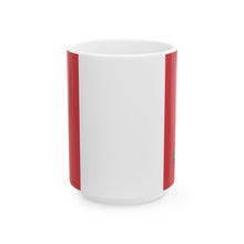 Peru Flag Coffee Tea Mug 11oz 15oz | Rep Ya Flag Ceramic Mug