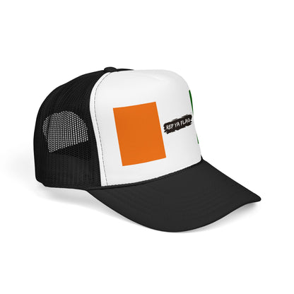 Côte d'Ivoire (Ivory Coast) Flag Foam Trucker Hat | Ivorian Pride Snapback Cap | Rep Ya Flag