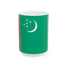 Turkmenistan Flag Coffee Tea Mug 11oz 15oz | Rep Ya Flag Ceramic Mug