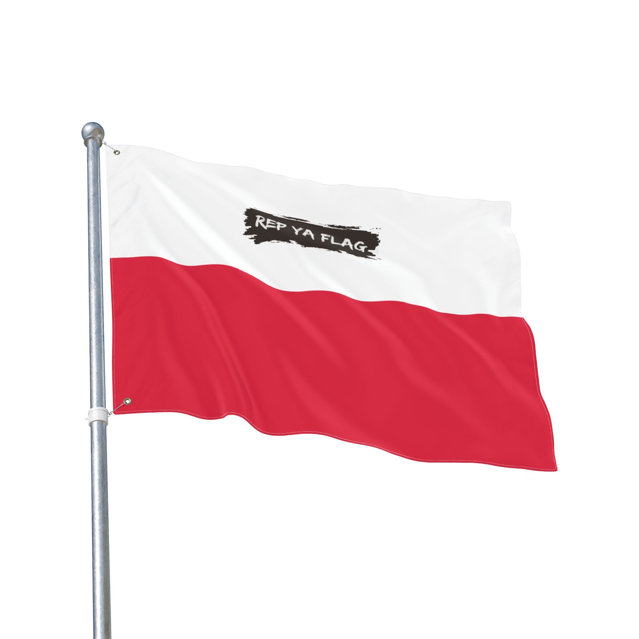 Poland Flag Garden Banner | Double Sided Outdoor Flag | Rep Ya Flag