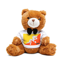 Bhutan Flag Teddy Bear | Bhutanese Heritage Plush | Cultural Stuffed Animal | Heritage Keepsake Bear | Rep Ya Flag