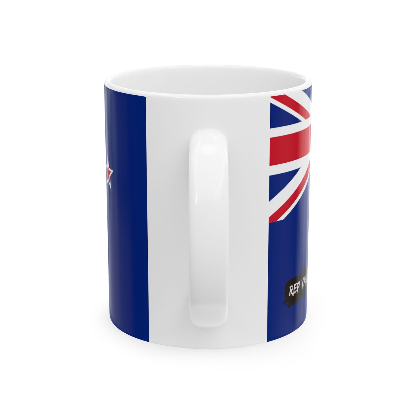 New Zealand Flag Coffee Tea Mug 11oz 15oz | Rep Ya Flag Ceramic Mug