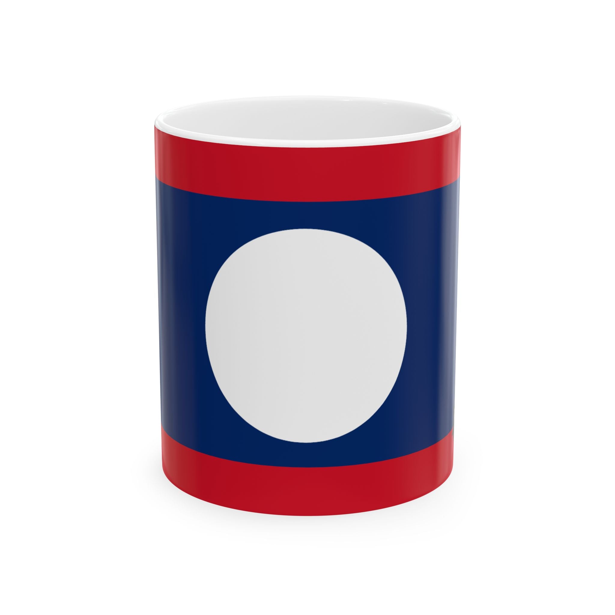 Laos Flag Coffee Tea Mug 11oz 15oz | Rep Ya Flag Ceramic Mug
