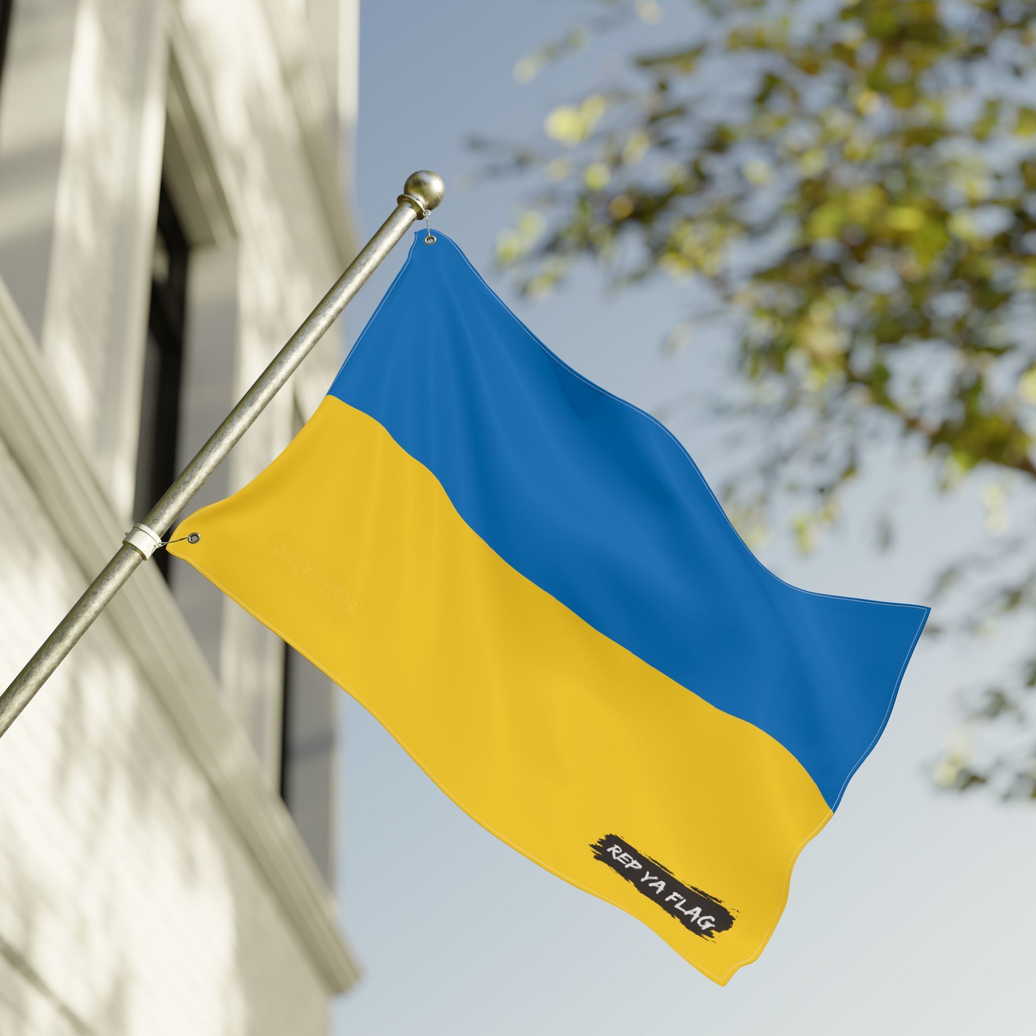 Ukraine Flag Double Sided Flag, Outdoor Garden Banner | Country Flag