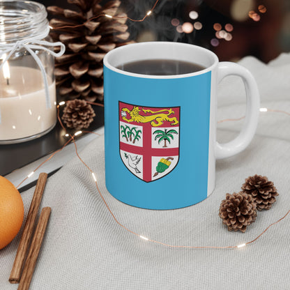 Fiji Flag Coffee Tea Mug 11oz 15oz | Rep Ya Flag Ceramic Mug