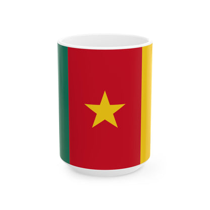 Cameroon Flag Coffee Tea Mug 11oz 15oz | Cameroonian Heritage Mug | Rep Ya Flag