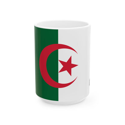 Algeria Flag Coffee Mug | Algerian Pride Ceramic Tea Mug 11oz & 15oz | Rep Ya Flag