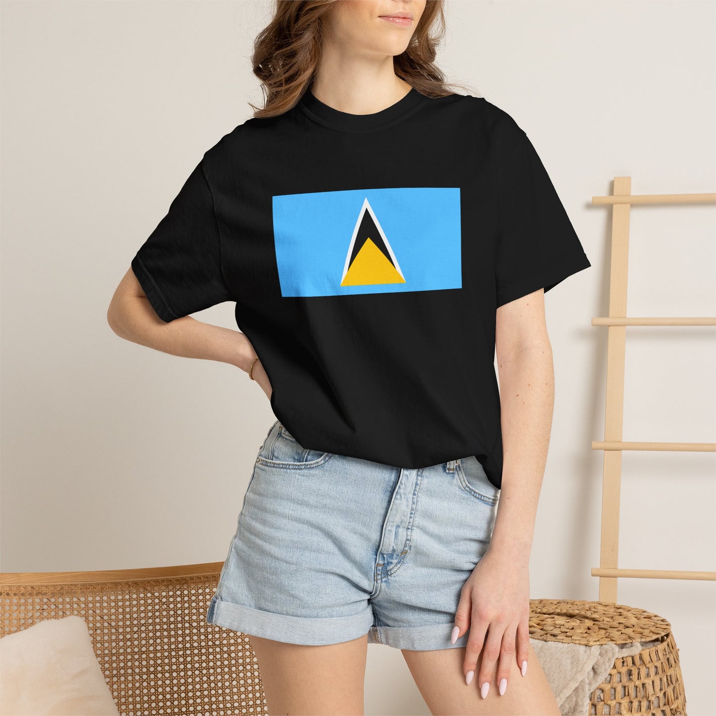 Saint Lucia Flag T Shirt | Saint Lucian Heritage Shirt S–4XL | Rep Ya Flag