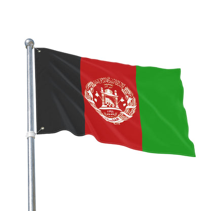 Afghanistan Flag Garden Banner | Double Sided Outdoor Flag | Rep Ya Flag