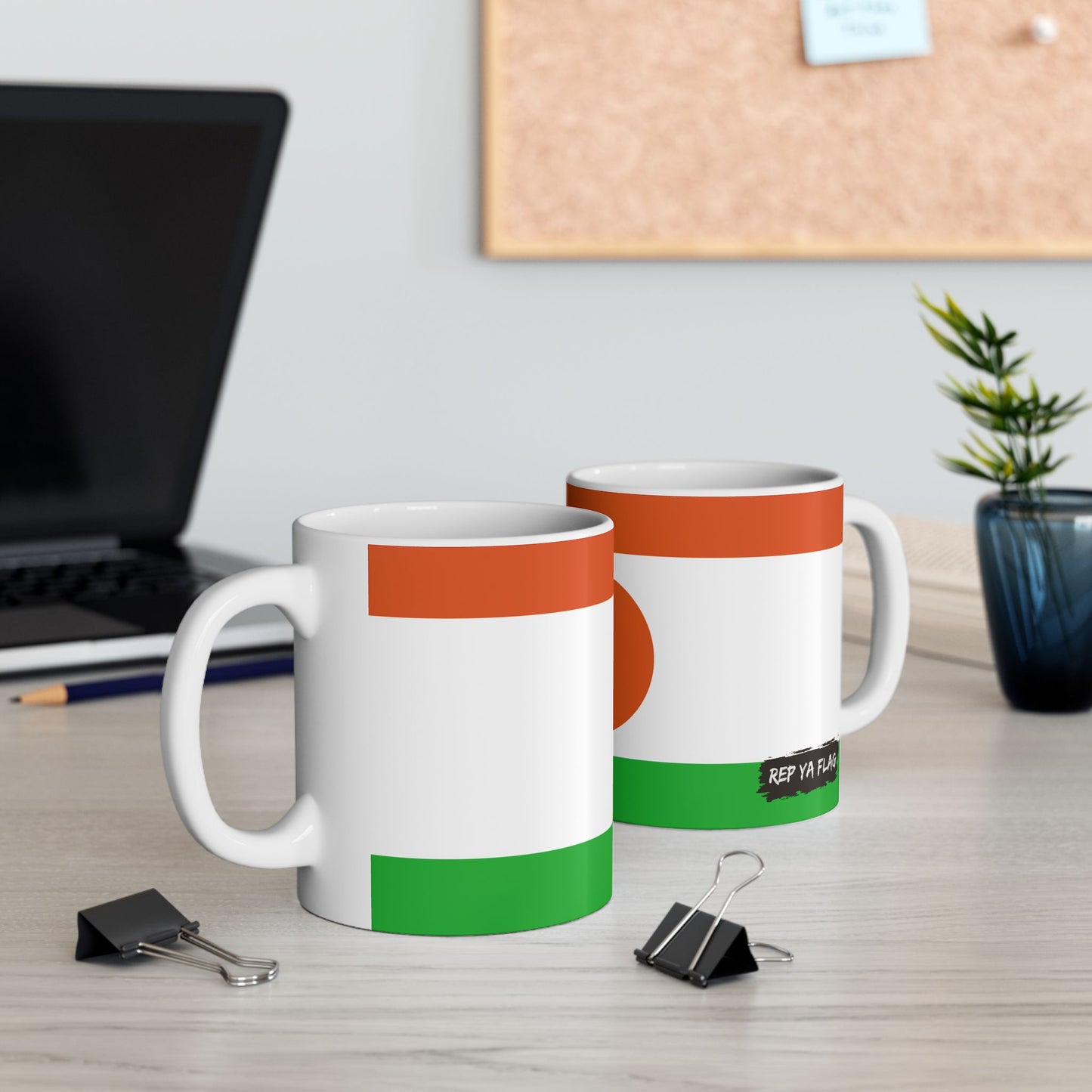 Niger Flag Coffee Tea Mug 11oz 15oz | Rep Ya Flag Ceramic Mug
