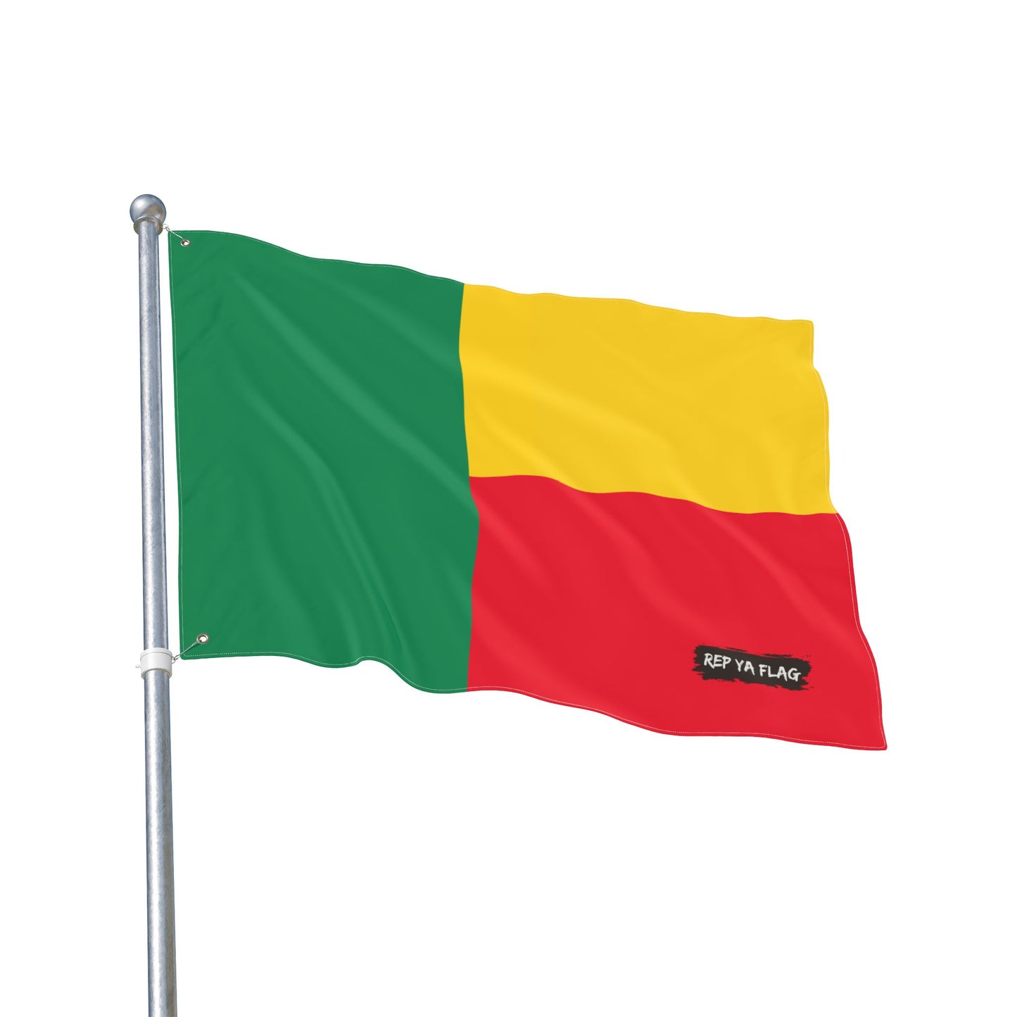 Benin Flag Garden Banner | Double Sided Outdoor Flag | Rep Ya Flag