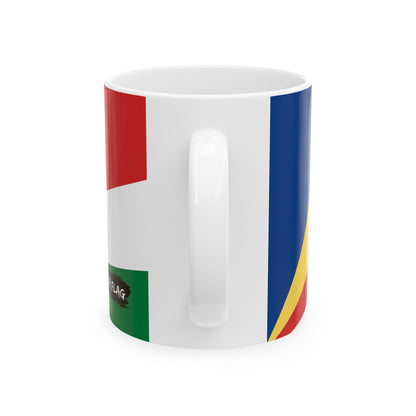 Seychelles Flag Coffee Mug 11oz & 15oz | Seychellois Heritage Ceramic Coffee Tea Mug | Rep Ya Flag