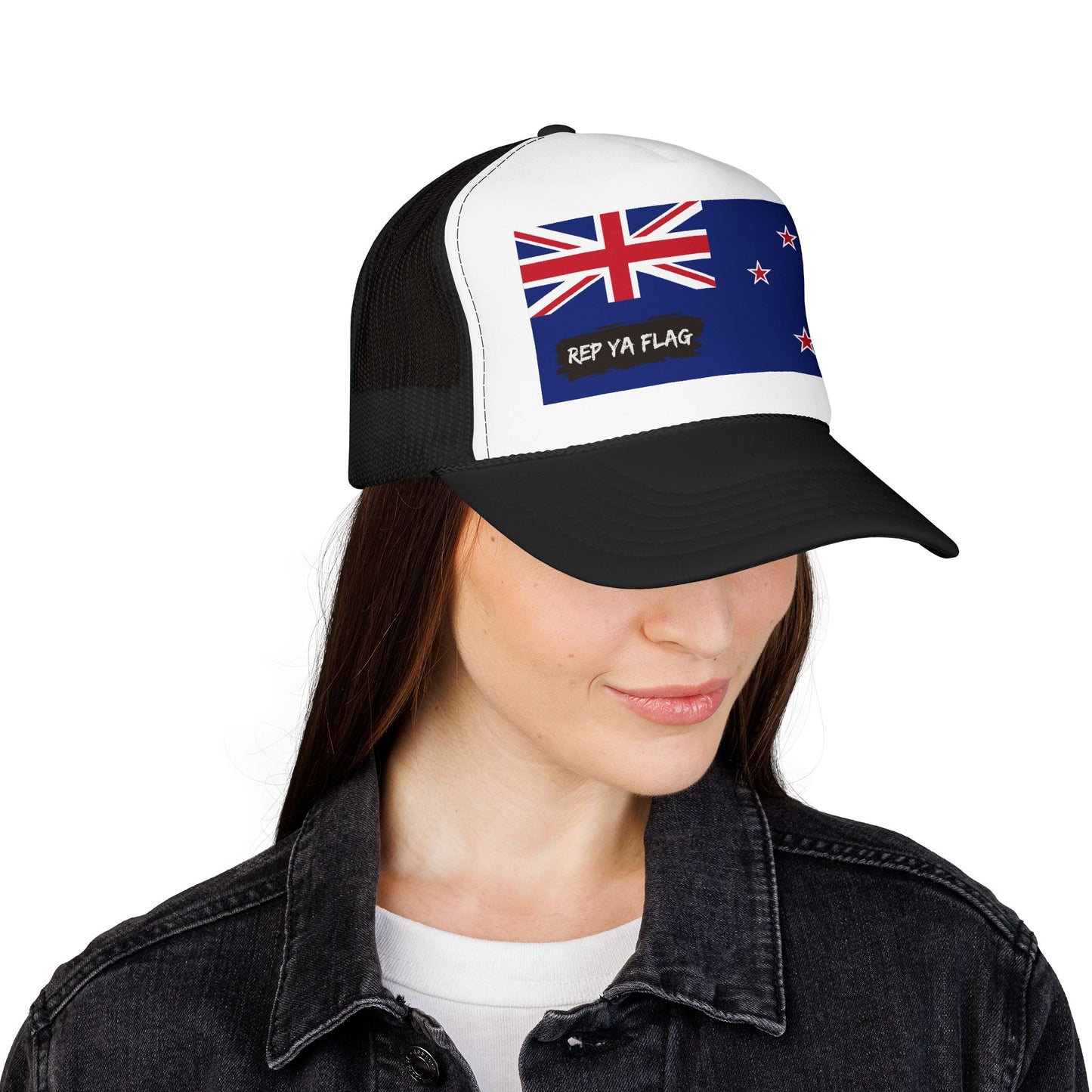 New Zealand Flag Foam Trucker Hat | Kiwi Pride Snapback Cap | Rep Ya Flag