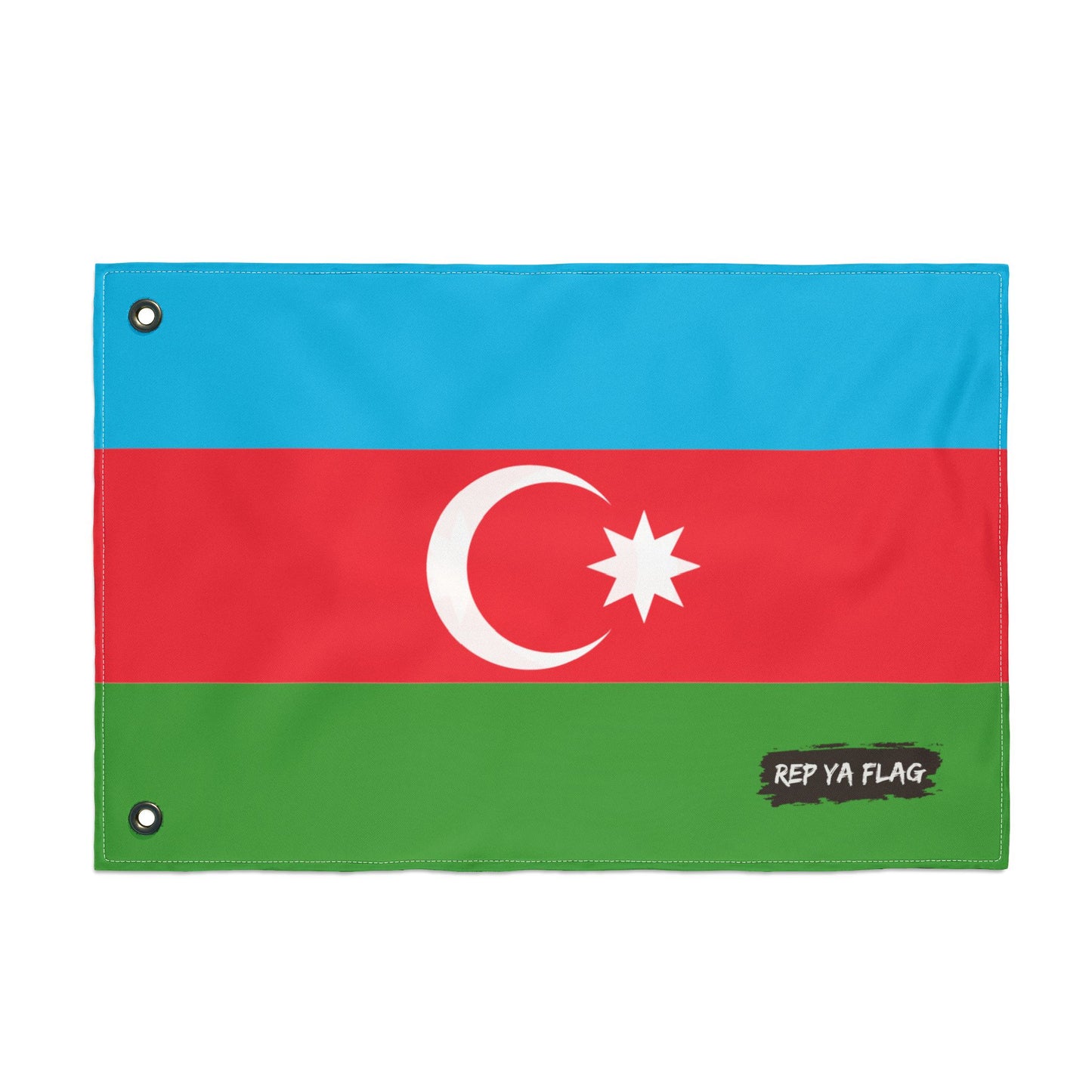 Azerbaijan Flag Garden Banner | Double Sided Outdoor Flag | Rep Ya Flag