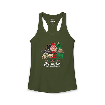Afghanistan Women’s Racerback Tank – Lightweight Pride