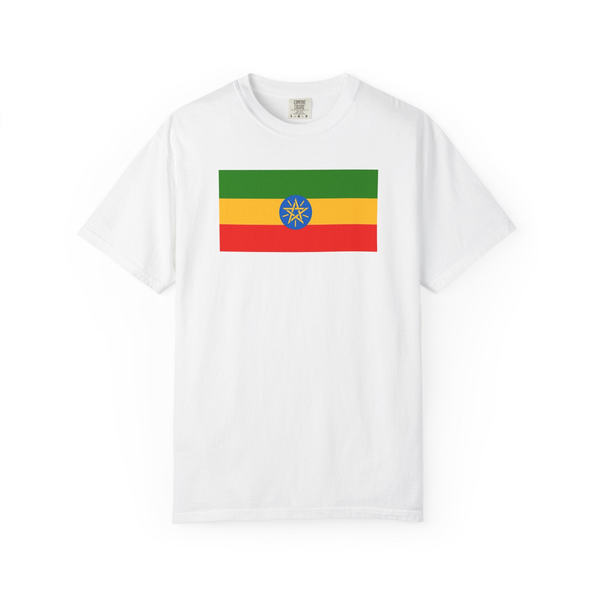 Ethiopia Flag T Shirt | Ethiopian Heritage Shirt S–4XL | Rep Ya Flag