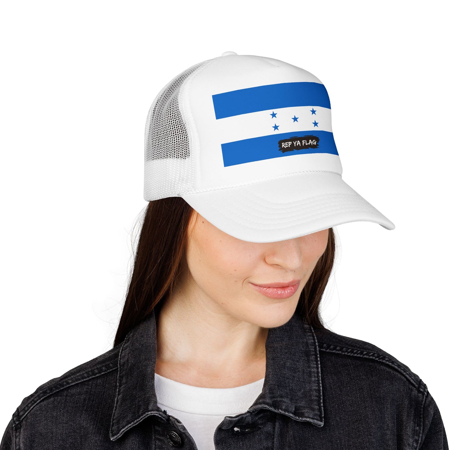 Honduras Flag Foam Trucker Hat | Honduran Pride Snapback Cap | Rep Ya Flag