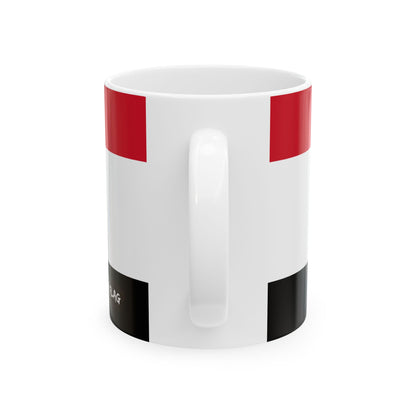 Syria Flag Coffee Tea Mug 11oz 15oz | Rep Ya Flag Ceramic Mug