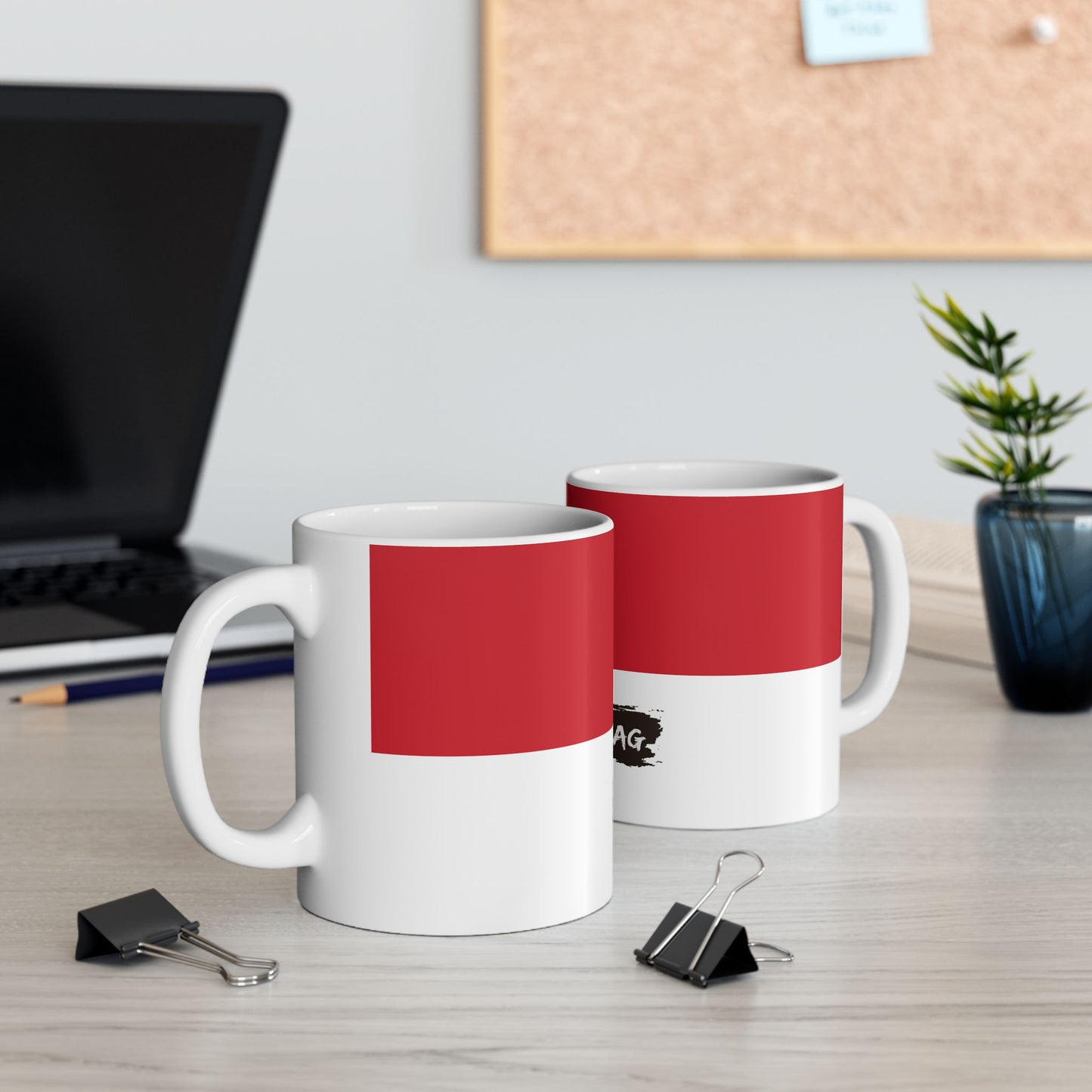 Indonesia Flag Coffee Tea Mug 11oz 15oz | Rep Ya Flag Ceramic Mug