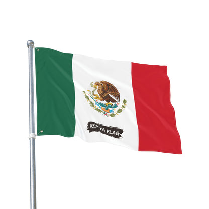 Mexico Flag Garden Banner | Double Sided Outdoor Flag | Rep Ya Flag