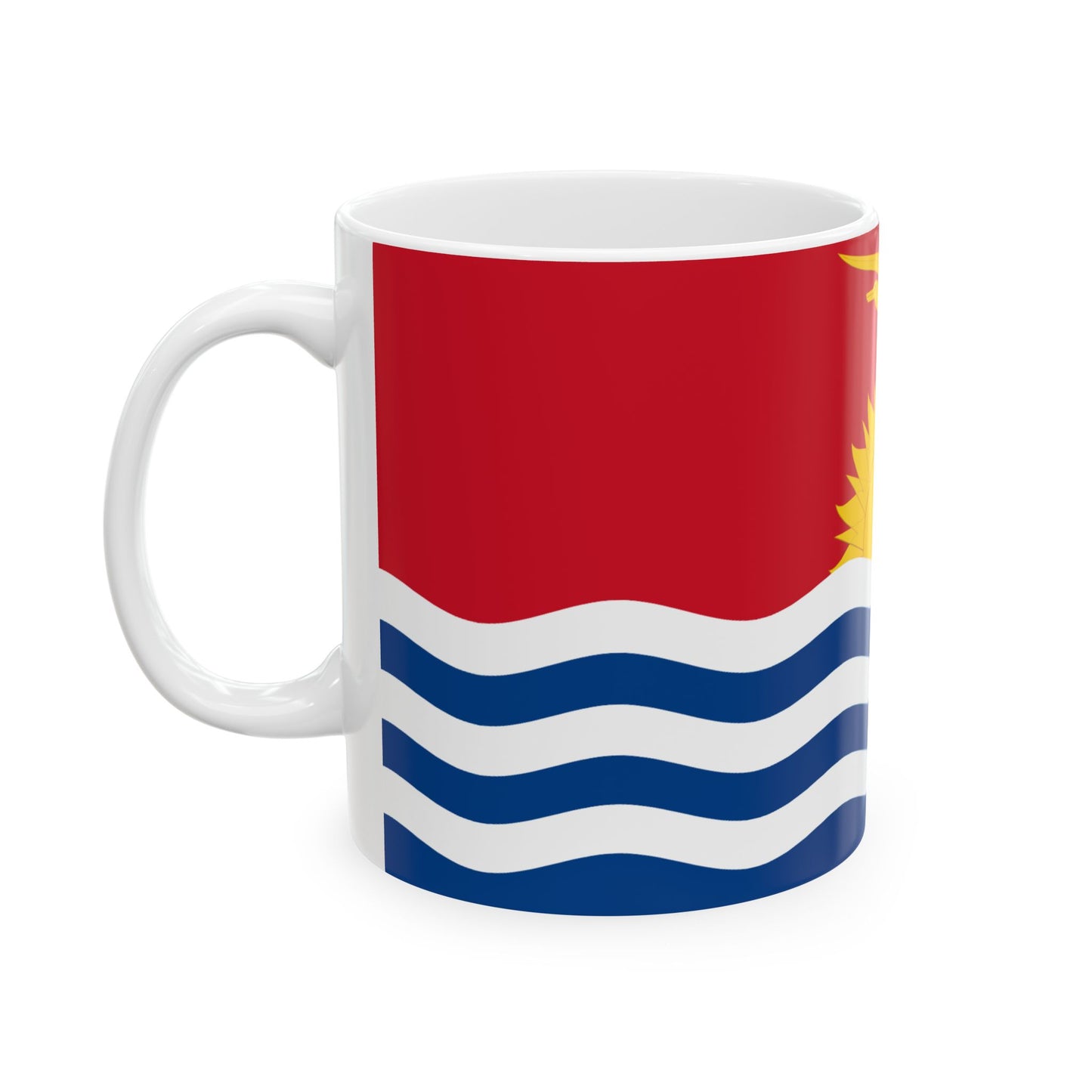 Kiribati Flag Coffee Tea Mug 11oz 15oz | Rep Ya Flag Ceramic Mug