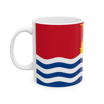 Kiribati Flag Coffee Tea Mug 11oz 15oz | Rep Ya Flag Ceramic Mug