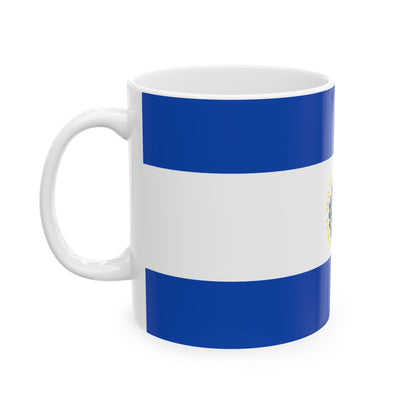 El Salvador Flag Coffee Tea Mug 11oz 15oz | Rep Ya Flag Ceramic Mug