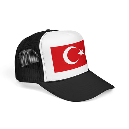 Turkey Flag Foam Trucker Hat | Rep Ya Flag design
