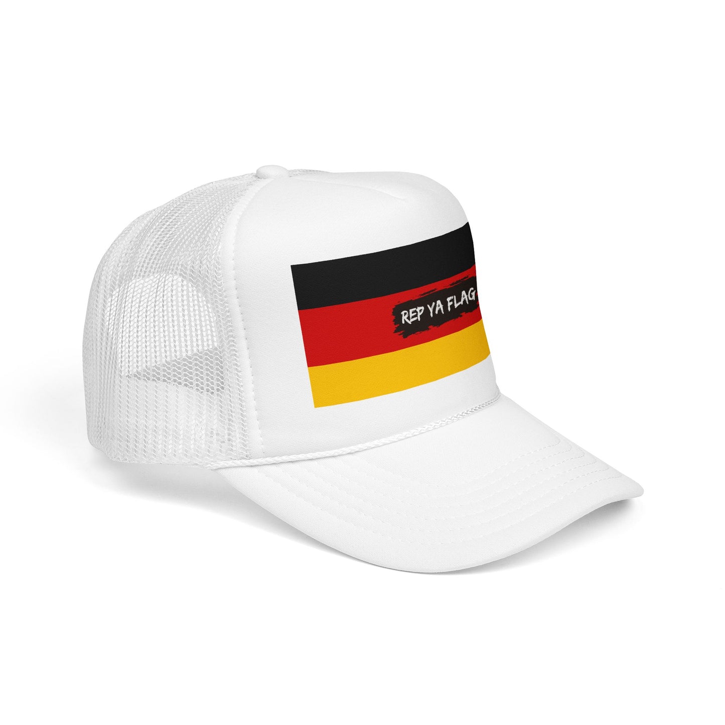 Germany Flag Foam Trucker Hat | German Pride Snapback Cap | Rep Ya Flag