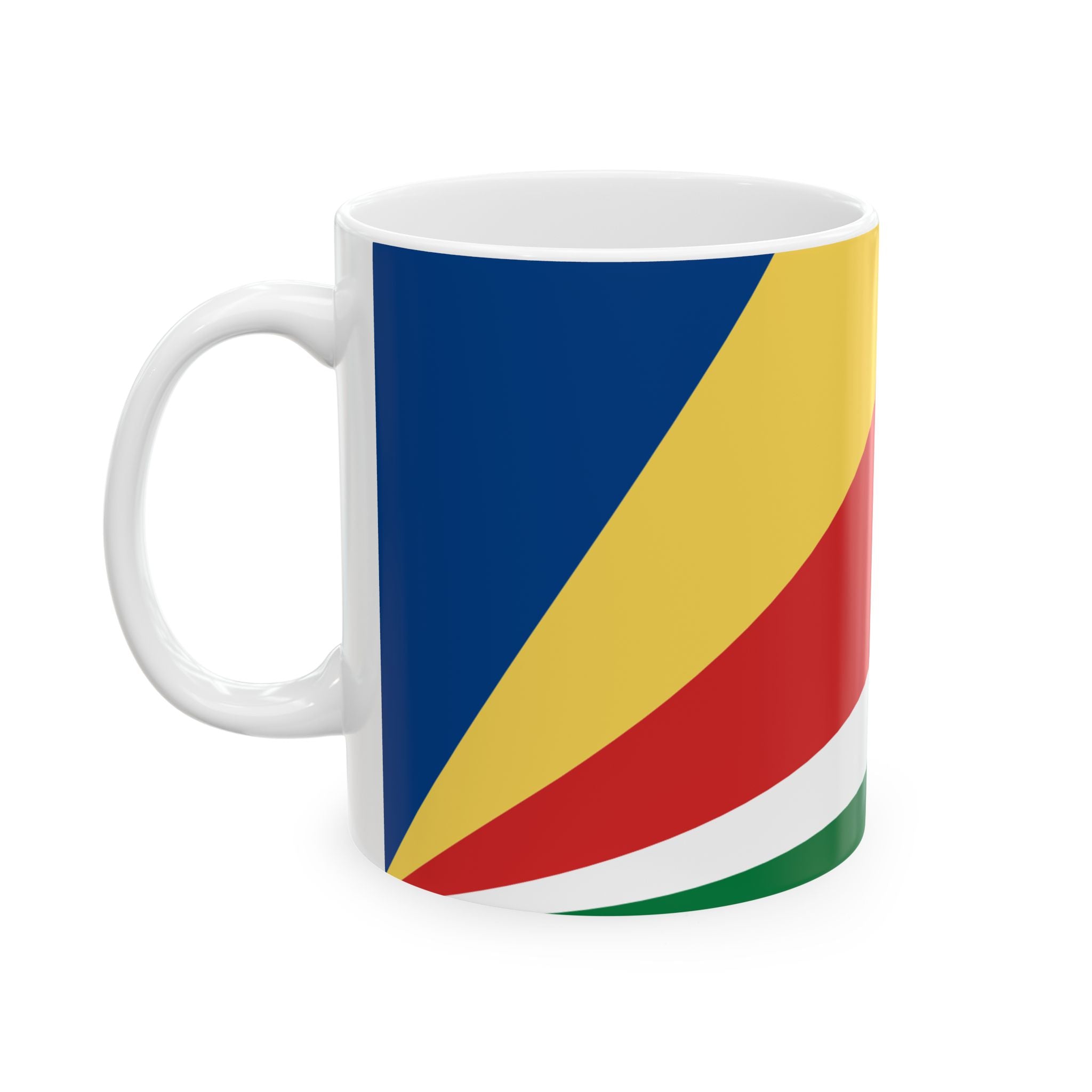 Seychelles Flag Coffee Mug 11oz & 15oz | Seychellois Heritage Ceramic Coffee Tea Mug | Rep Ya Flag