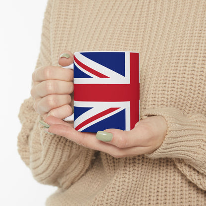 United Kingdom Flag Coffee Tea Mug 11oz 15oz | Rep Ya Flag Ceramic Mug