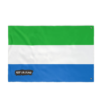 Sierra Leone Flag Garden Banner | Double-Sided Outdoor Flag | Rep Ya Flag