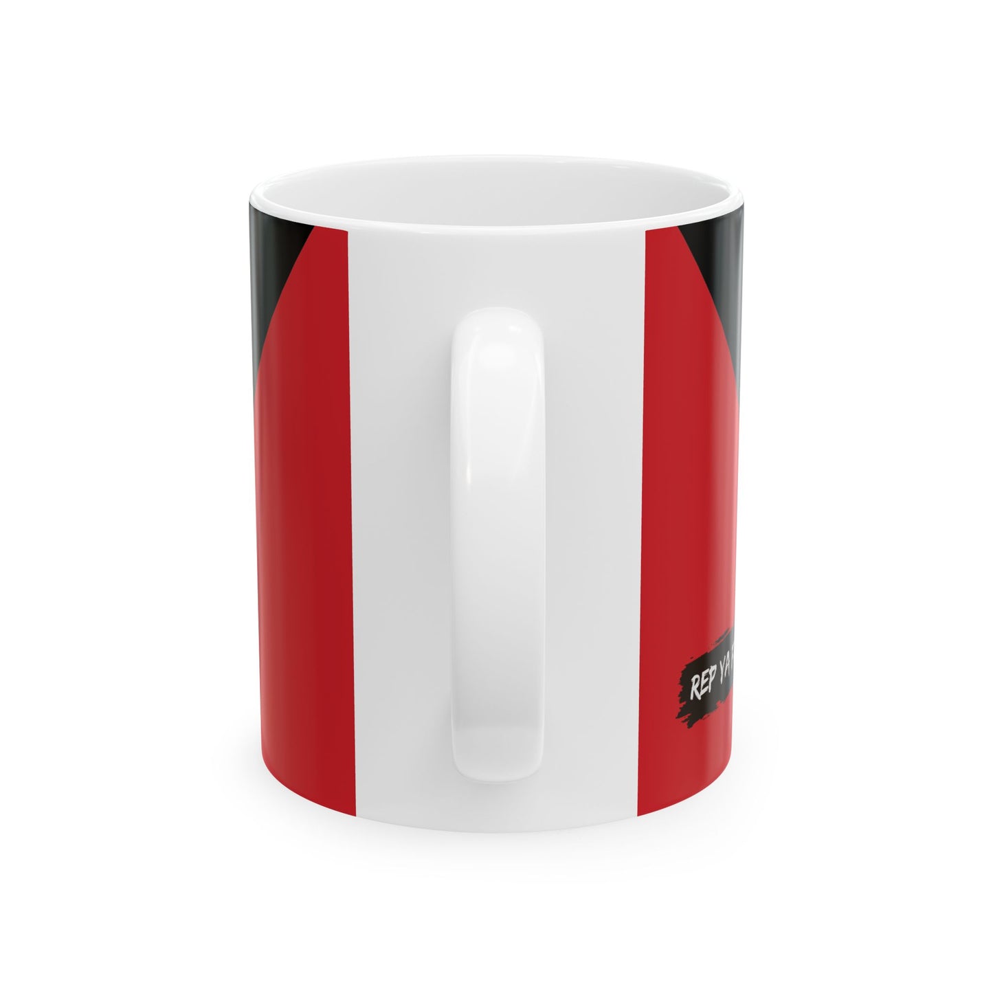 Antigua and Barbuda Flag Coffee Mug | Caribbean Pride Ceramic Tea Mug 11oz & 15oz | Rep Ya Flag