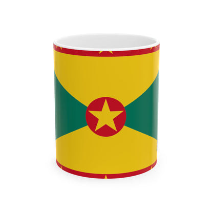 Grenada Flag Coffee Tea Mug 11oz 15oz | Rep Ya Flag Ceramic Mug