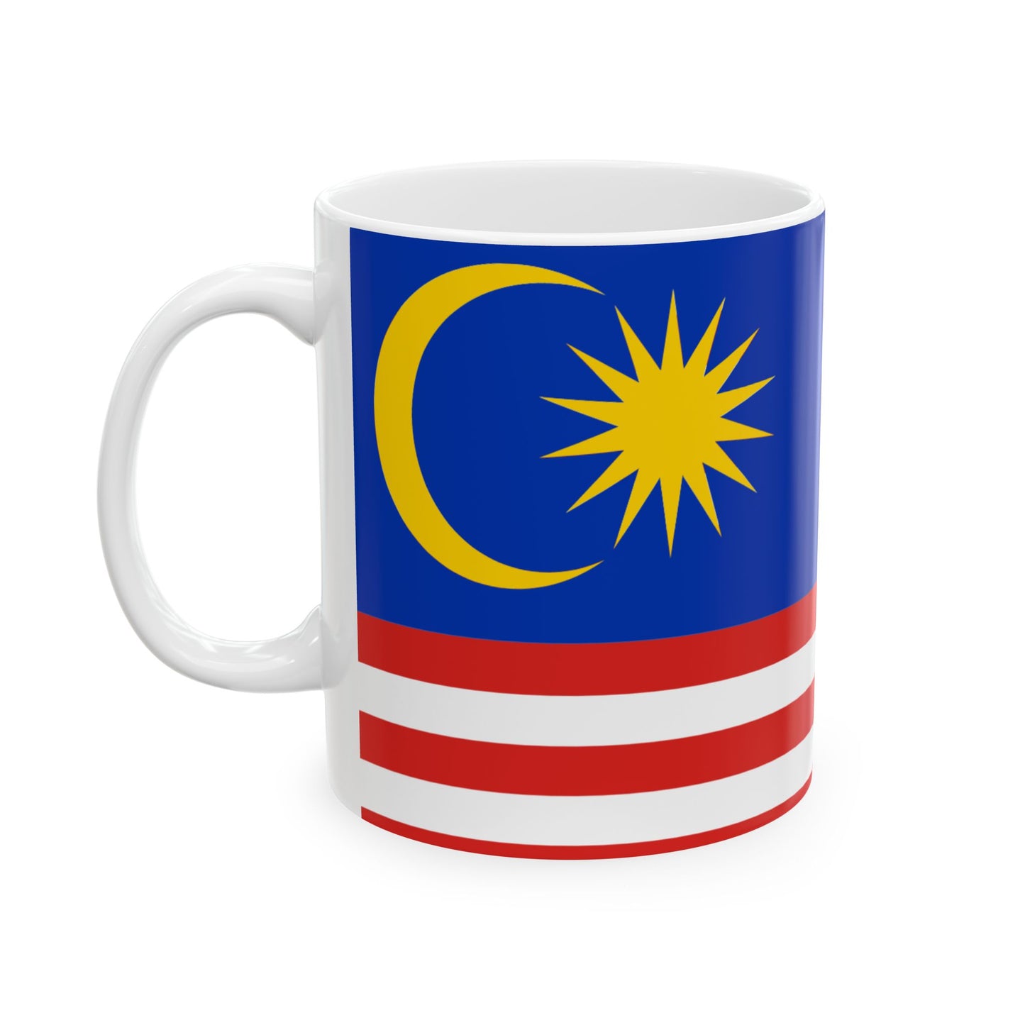 Malaysia Flag Coffee Tea Mug 11oz 15oz | Rep Ya Flag Ceramic Mug
