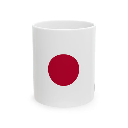 Japan Flag Coffee Tea Mug 11oz 15oz | Rep Ya Flag Ceramic Mug