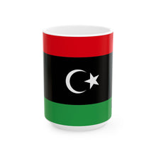 Libya Flag Coffee Tea Mug 11oz 15oz | Rep Ya Flag Ceramic Mug