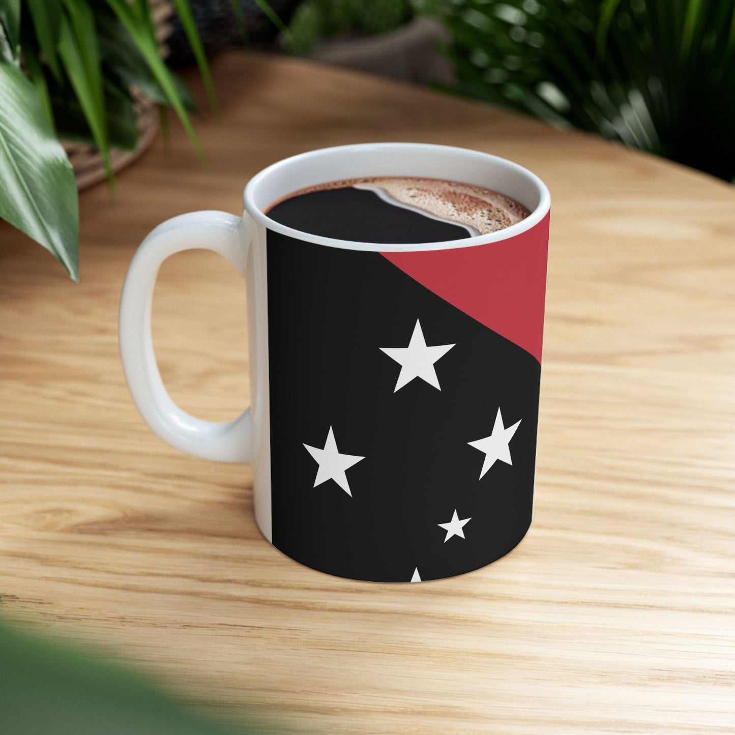 Papua New Guinea Flag Coffee Tea Mug 11oz 15oz | Rep Ya Flag Ceramic Mug