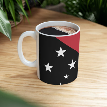Papua New Guinea Flag Coffee Tea Mug 11oz 15oz | Rep Ya Flag Ceramic Mug