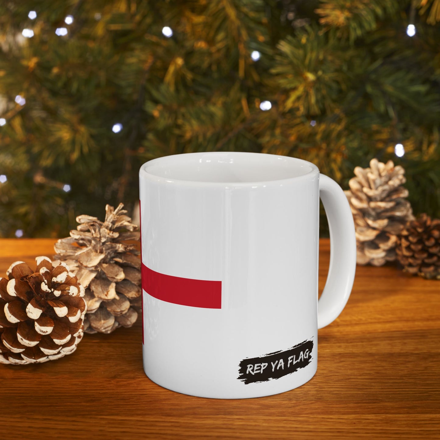 England Flag Coffee Tea Mug 11oz 15oz | Rep Ya Flag Ceramic Mug
