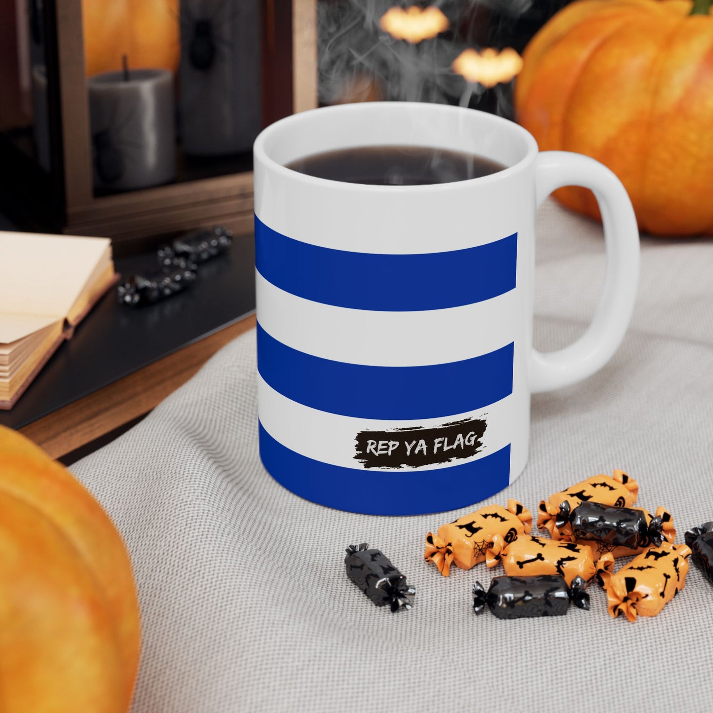 Uruguay Flag Coffee Tea Mug 11oz 15oz | Rep Ya Flag Ceramic Mug