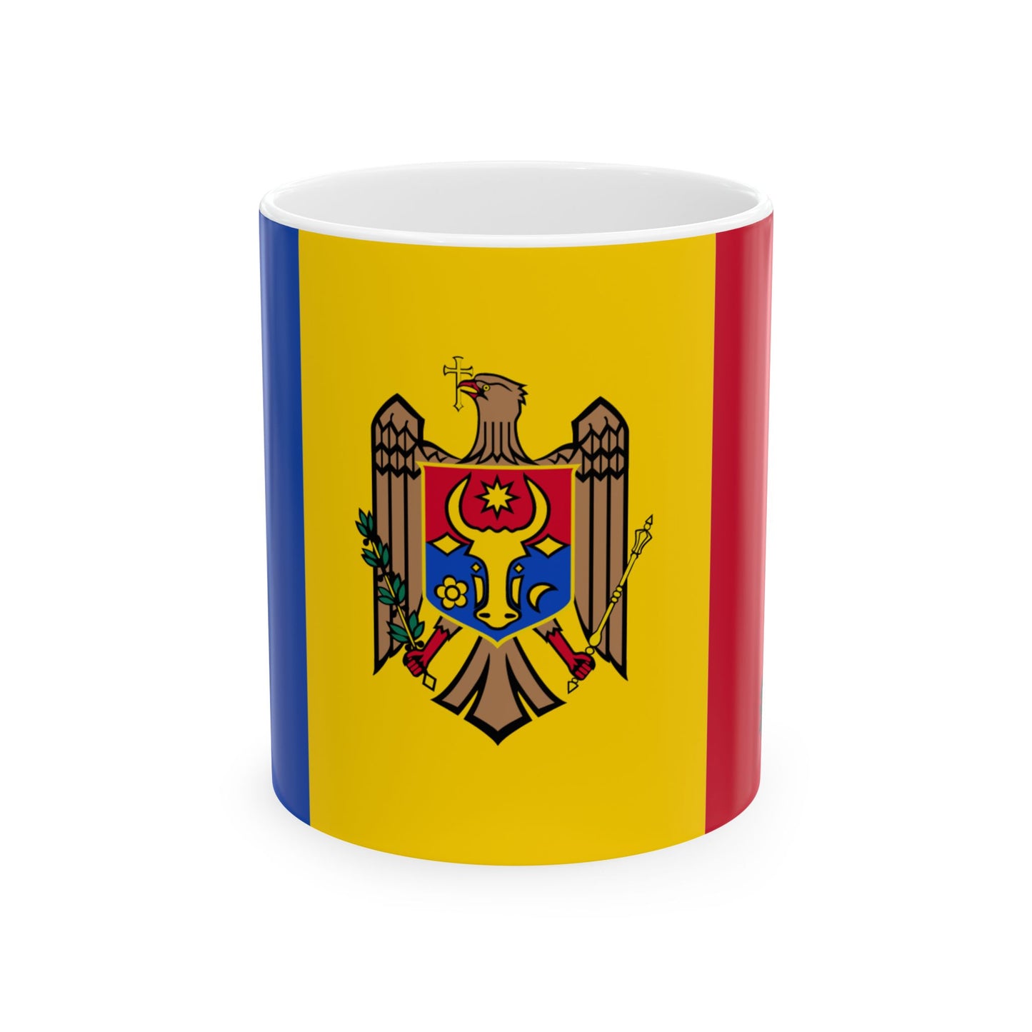 Moldova Flag Coffee Tea Mug 11oz 15oz | Rep Ya Flag Ceramic Mug