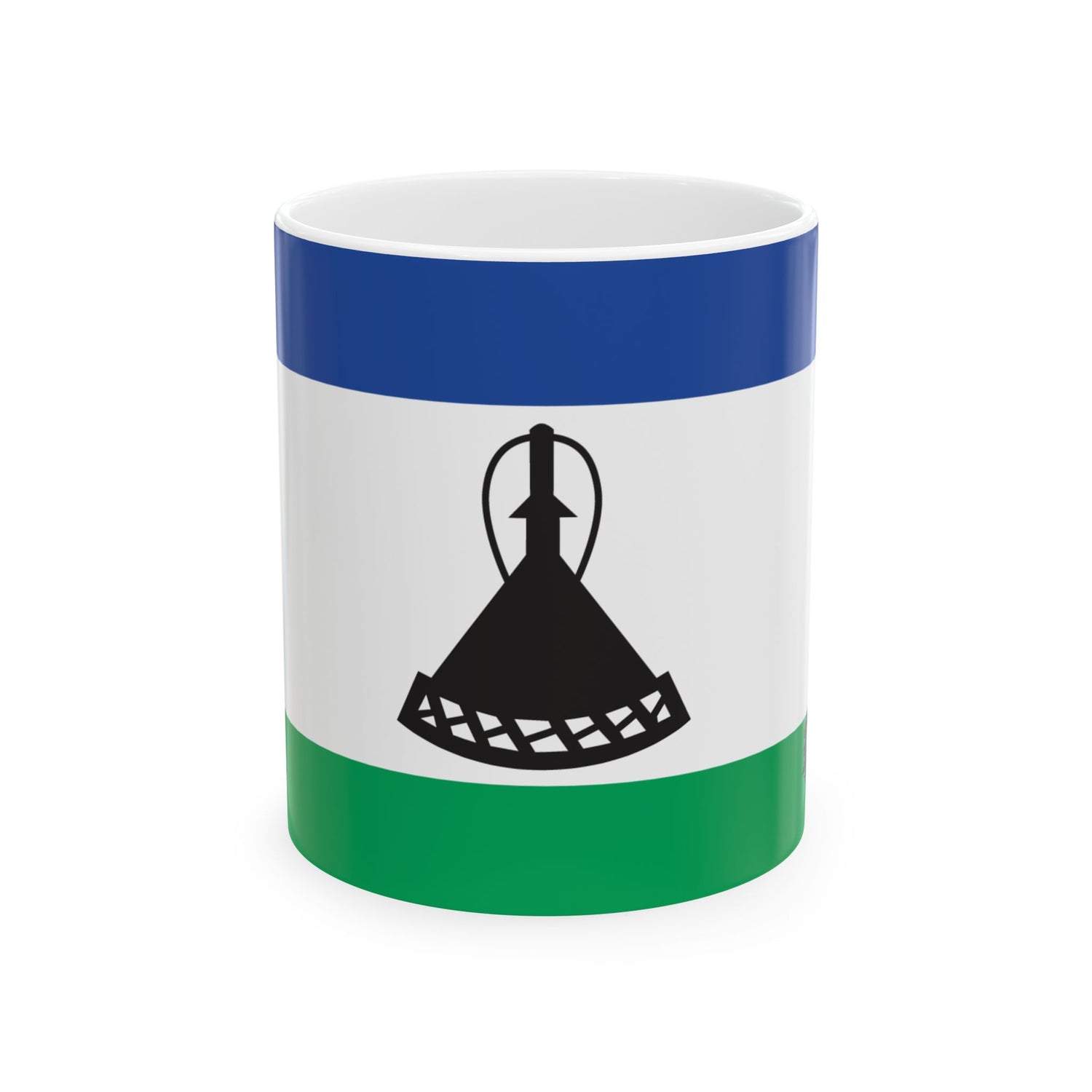 Lesotho Flag Coffee Tea Mug 11oz 15oz | Rep Ya Flag Ceramic Mug