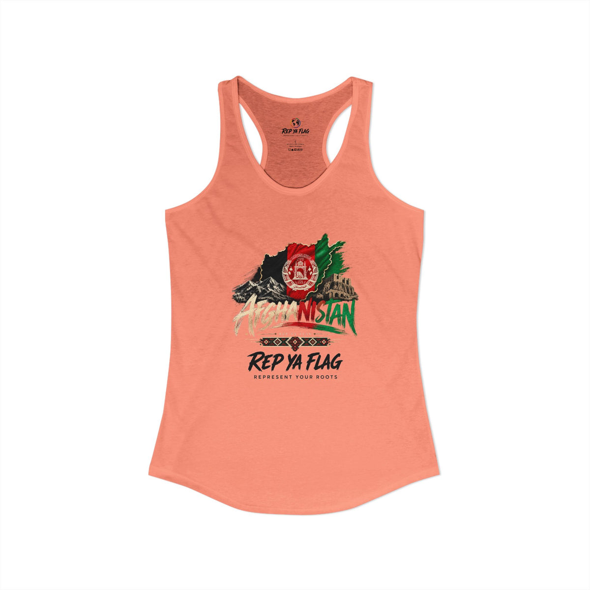 Afghanistan Women’s Racerback Tank – Lightweight Pride