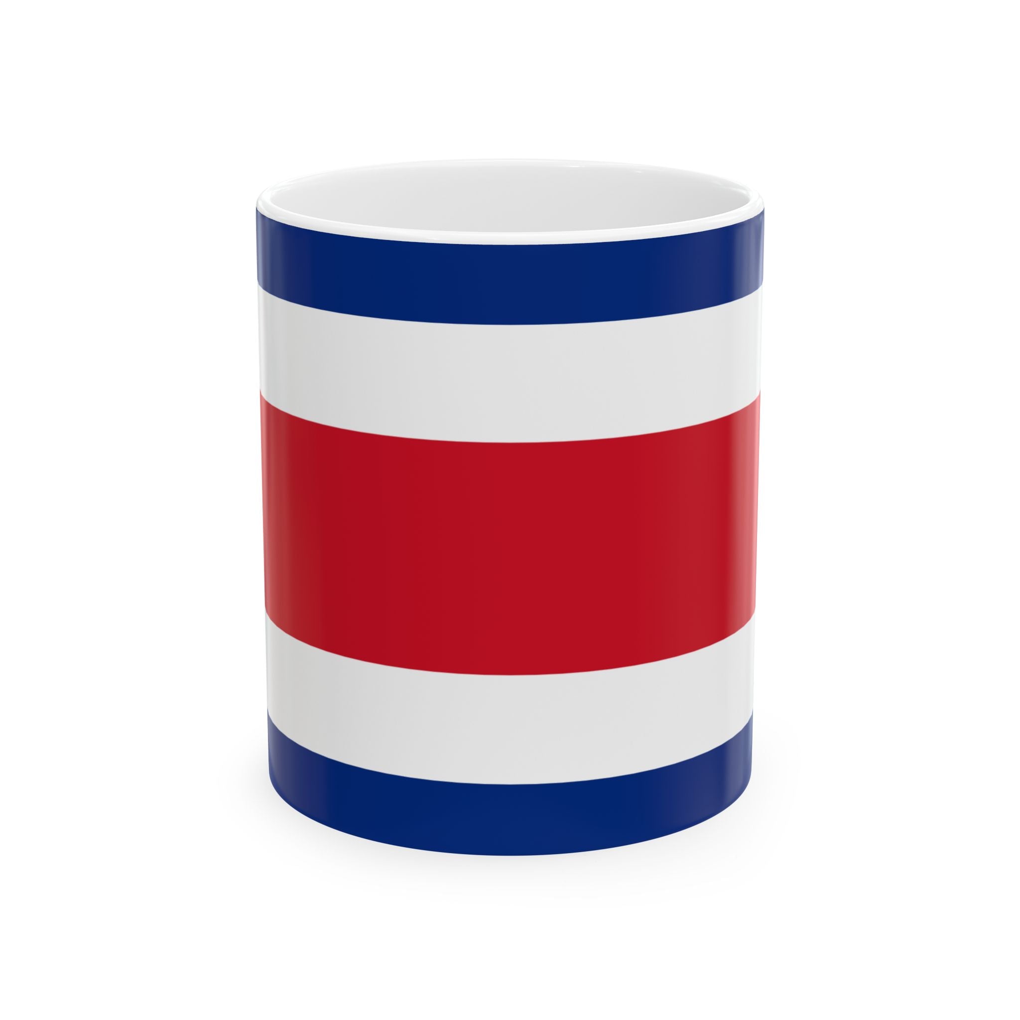 Costa Rica Flag Coffee Tea Mug 11oz 15oz | Costa Rican Heritage Mug | Rep Ya Flag