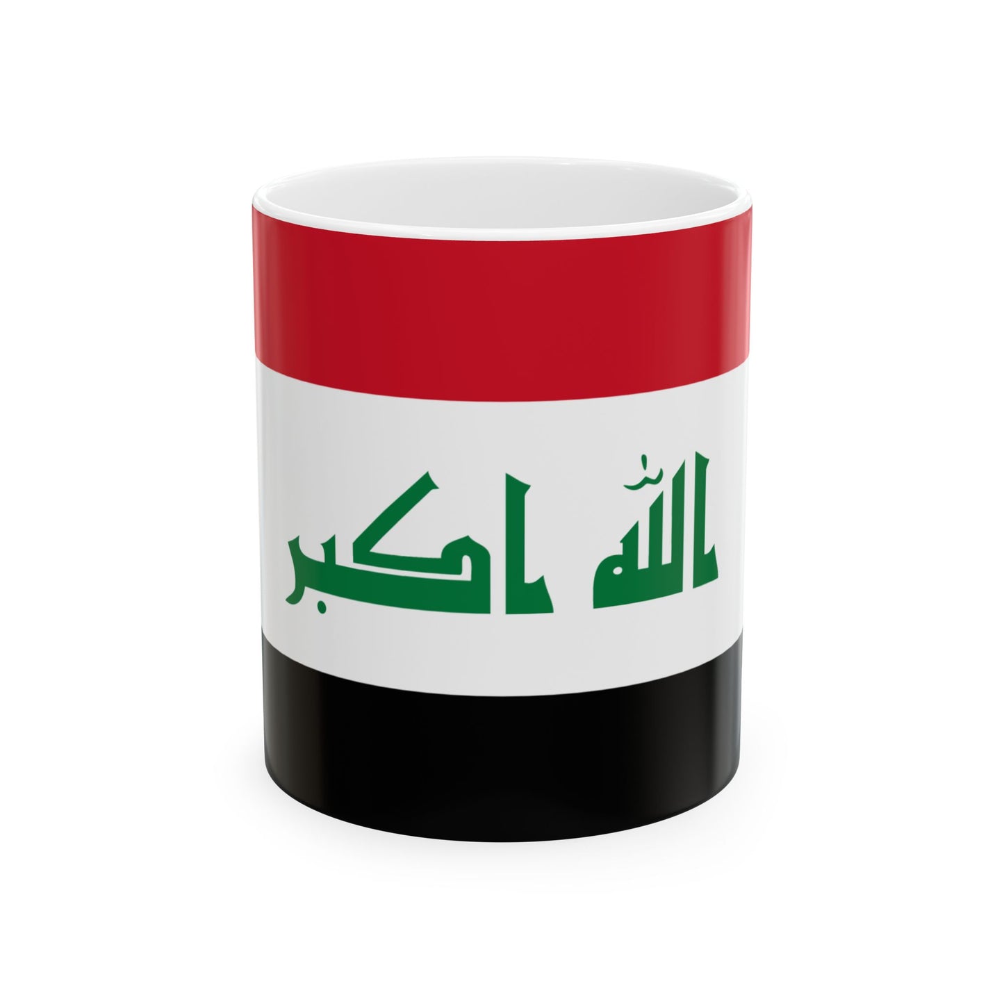 Iraq Flag Coffee Tea Mug 11oz 15oz | Rep Ya Flag Ceramic Mug
