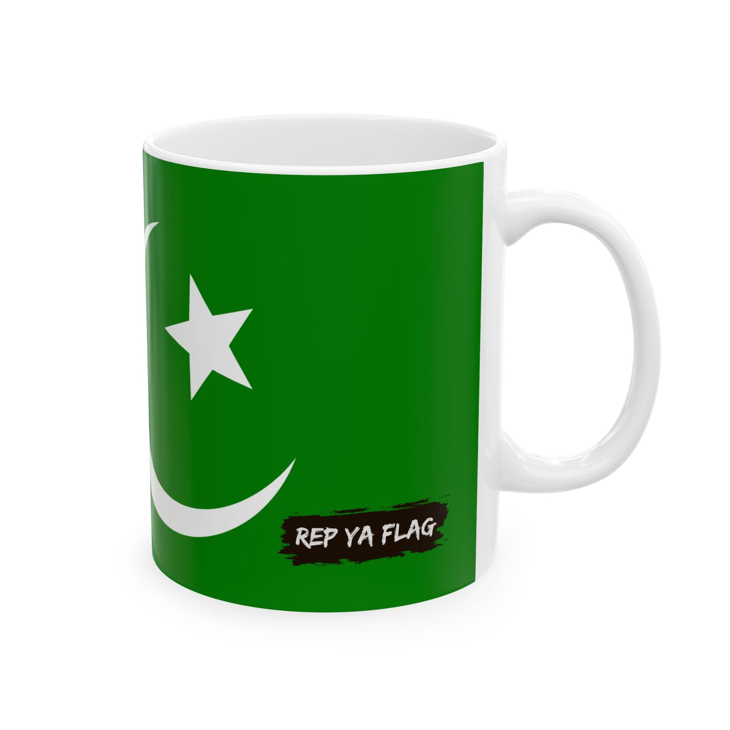 Pakistan Flag Coffee Tea Mug 11oz 15oz | Rep Ya Flag Ceramic Mug